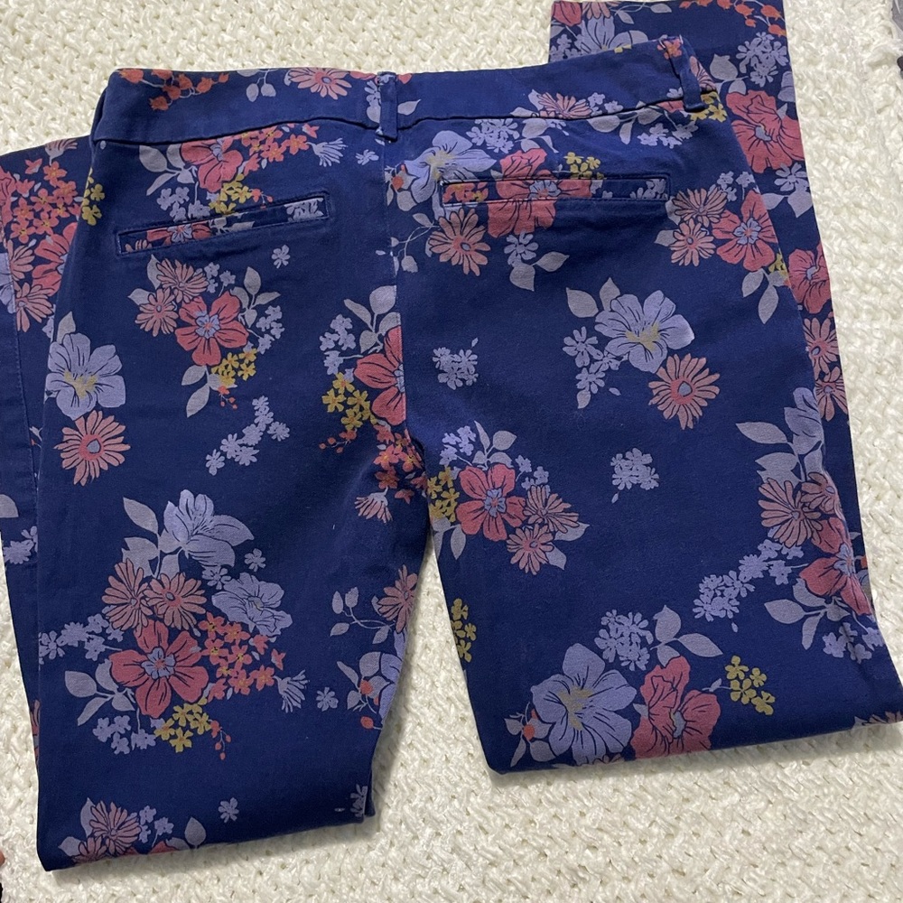 Cropped Floral pants